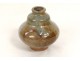 Ceramic glazed stoneware vase signed Jacky Coville twentieth century