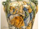 Pair of Majolica Vases Urbino Italy, nineteenth