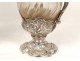 Pair of ewers Minerva Baccarat crystal silver goldsmith Labat nineteenth