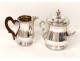 Tea coffee service silver goldsmith Minerva Puiforcat 2.316 kg nineteenth