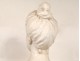 Plaster bust sculpture woman noble aristocrat eighteenth century