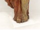 Polychrome wood sculpture statue apostle Saint prophet Abraham seventeenth century