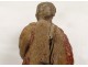 Polychrome wood sculpture statue apostle Saint prophet Abraham seventeenth century