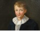 HST portrait child boy aristocrat gilt frame XIX Restoration