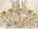 Trash X lights chandelier crystal glass balls golden bronze seventeenth