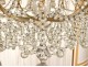 Trash X lights chandelier crystal glass balls golden bronze seventeenth