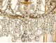 Trash X lights chandelier crystal glass balls golden bronze seventeenth