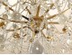 Trash X lights chandelier crystal glass balls golden bronze seventeenth