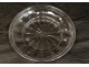 Rare fruit bowl and plate glass blown glass former eighteenth century