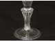 Goblet-leg blown glass antique eighteenth century