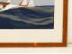 Gouache marine boat yacht sailboat regatta Wed Léon Haffner twentieth century