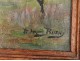 HST Villennes Seine Impressionist landscape painting campaign E.Bono nineteenth