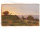 HST table moor landscape character Brittany sunset Louis 19th Christmas