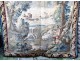 Large tapestry Aubusson pastoral scene sheep shepherd woman tapestry 18th