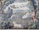 Large tapestry Aubusson pastoral scene sheep shepherd woman tapestry 18th