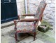 Arm chair seat upholstery Regency carved oak shells eighteenth