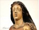 Polychrome wooden statue, Virgin and Child, 17th