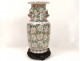 Chinese porcelain vase family green chrysanthemum flowers dragon eighteenth