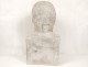 Plaster bust sculpture man figure Greek philosopher Aristotle XIX