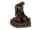 Bronze statue sculpture Mary Magdalene at the Vanity Braux nineteenth century