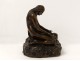 Bronze statue sculpture Mary Magdalene at the Vanity Braux nineteenth century