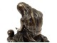 Bronze statue sculpture Mary Magdalene at the Vanity Braux nineteenth century