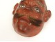 Noh theater mask polychrome demon Gigaku O-Edo Japan beshimi mask nineteenth