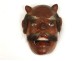 Noh theater mask polychrome demon Gigaku O-Edo Japan beshimi mask nineteenth