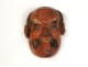 Noh theater mask polychrome man Gigaku O-Edo Japan beshimi mask nineteenth