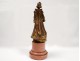 Statue bronze sculpture Moreau-Vauthier woman elegant Parisian nineteenth