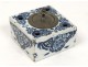 Lille Rouen faience inkwell flowers french antique inkwell eighteenth century