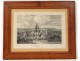 Landscape engraving church Arques River Village Theodore Gudin engraving nineteenth