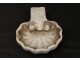 Clam shell white marble antique french eighteenth century are