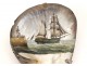 Shell pearl memory board boat sea pirate flagship nineteenth Saint-Malo