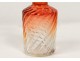 Perfume bottle crystal Baccarat France toilet model bamboo twentieth century