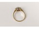 Diamond Engagement Ring 0.40 pink solid gold diamond ring twentieth century ct