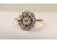 Diamond Engagement Ring 0.40 pink solid gold diamond ring twentieth century ct