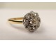 Diamond Engagement Ring 0.40 pink solid gold diamond ring twentieth century ct