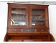 Great office cylinder showcase Louis XVI mahogany solid lock clover 18th