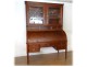 Great office cylinder showcase Louis XVI mahogany solid lock clover 18th