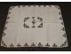 Lot 4 placemats linen embroidery days old mongrel scale twentieth century flowers