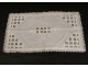 Center table placemat Métis former flat embroidery cut past twentieth