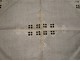 Center table placemat Métis former flat embroidery cut past twentieth