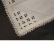 Center table placemat Métis former flat embroidery cut past twentieth