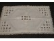 Center table placemat Métis former flat embroidery cut past twentieth