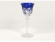 Cut crystal goblet Saint-Louis France french antique glass twentieth