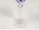 Cut crystal goblet Saint-Louis France french antique glass twentieth