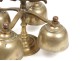 Bell ceremony four gilded bronze bells church cross Mass nineteenth century