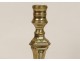 Pair candlesticks Regency gilt bronze candlesticks candlesticks shells eighteenth