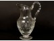 Water pitcher cut crystal Saint Louis France Trianon antique pitcher twentieth